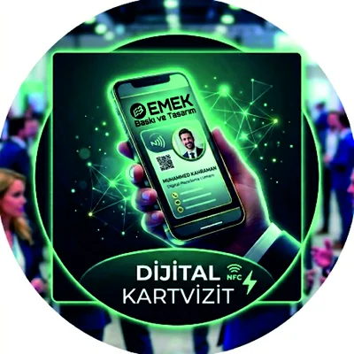 DİJİTAL KARTVİZİT - Emek Baskı Tasarım Resim 1