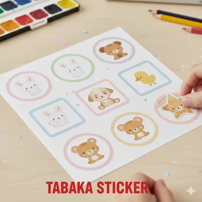Tabaka Sticker / Tabaka Etiket - Emek Baskı Tasarım Resim 1