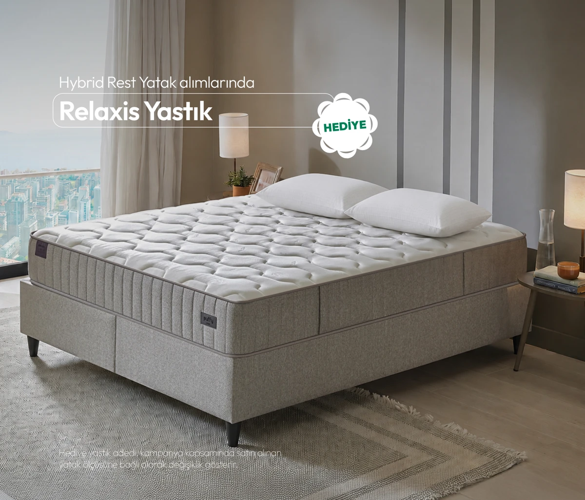 Hybrid Rest Yatak | Yastık Hediyeli
