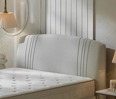 Magnus Pro | Baza | Krem,| 90x190 cm - 60201 + Bamboo Prime | Başlık , 090 cm Kemik