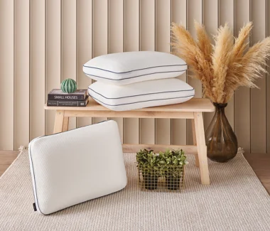 Viscomfort Tombul Yastık | 40x60x14 cm | Beyaz