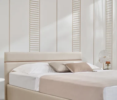 Orva | Baza, 90x190 cm | Krem - 11122 + Lipa | Başlık, 90 cm | Krem - 11122