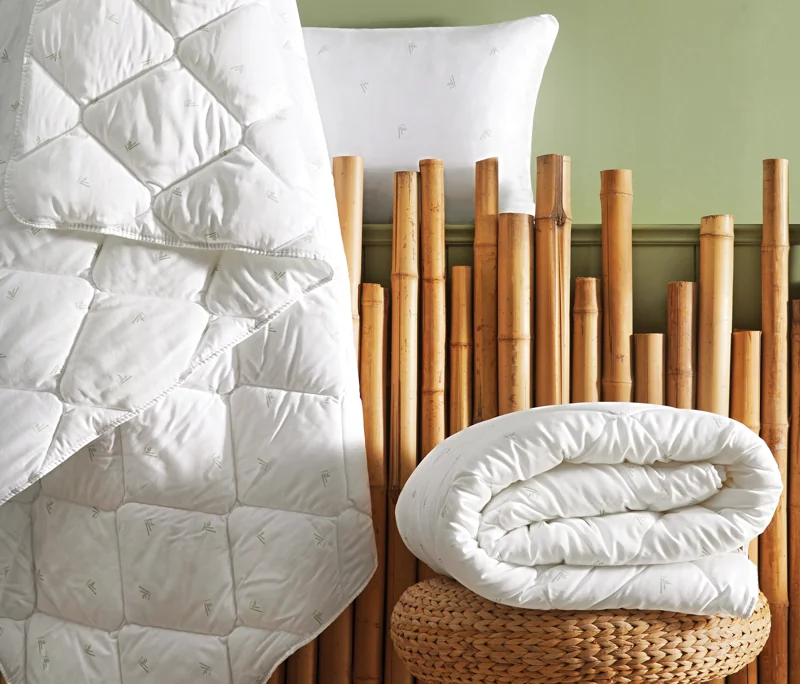 Bambu Feel Yorgan | Çift Kişilik 195x215 cm | Beyaz - Konforlu ve Kaliteli Puffy Ürünleri