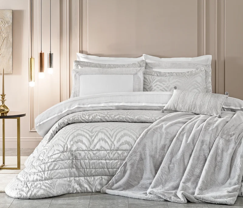 Betsy | Çift Kişilik 200x220 cm | Gri - Konforlu ve Kaliteli Puffy Ürünleri