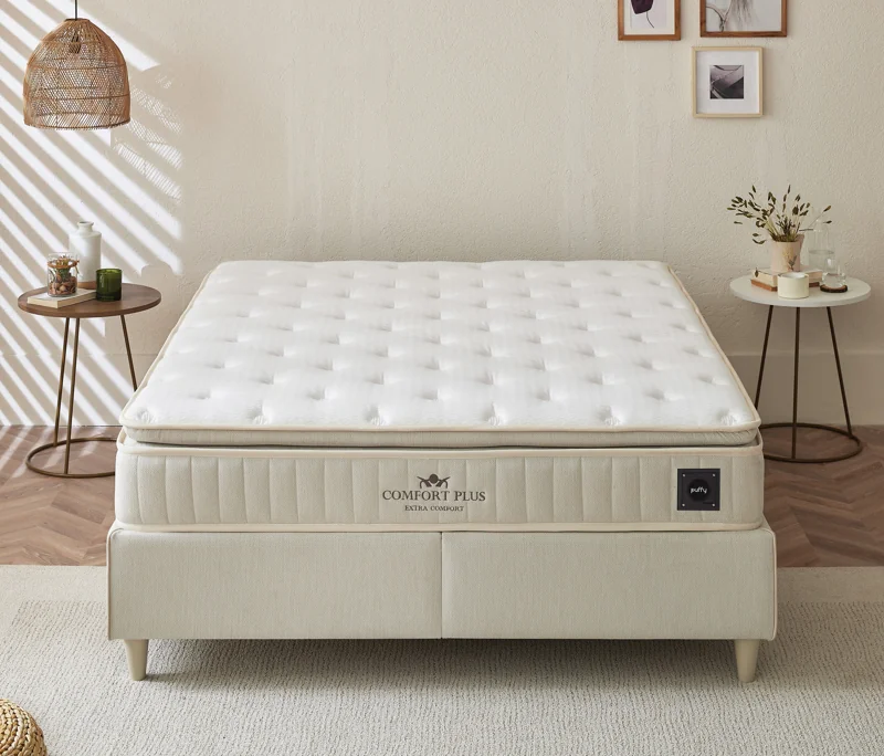 Comfort Plus V.2 | DHT Yaylı Yatak, 160x200 cm - Konforlu ve Kaliteli Puffy Ürünleri
