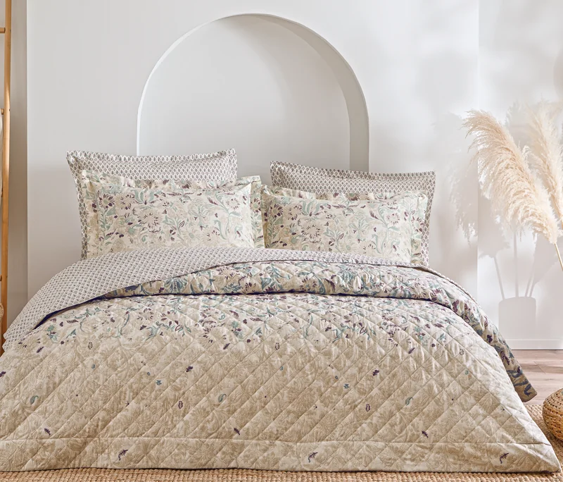 Devna | Çift Kişilik 220x230 cm | Bej - Konforlu ve Kaliteli Puffy Ürünleri