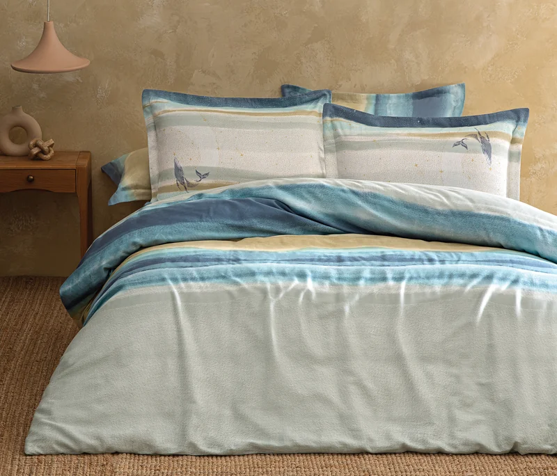 Frau | Çift Kişilik 200x220 cm | Mavi - Konforlu ve Kaliteli Puffy Ürünleri