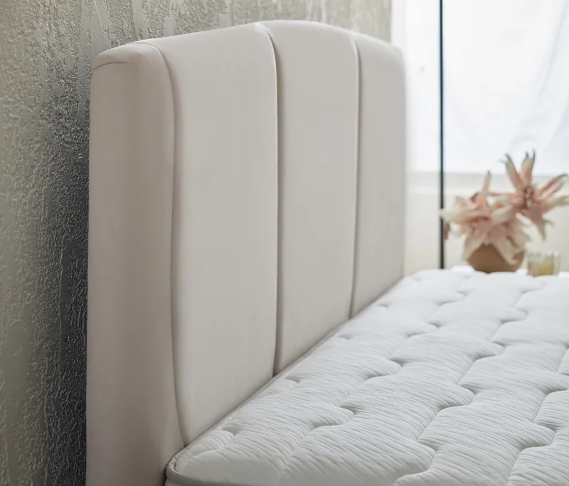 Magnus Pro | Baza, 140x190 cm | Krem - 60201 + Dual Plus | Başlık, 140 cm | Krem - 60201 Detay Resim