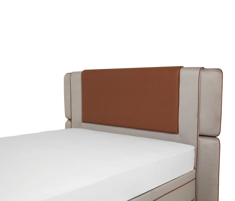 Magnus Pro | Baza, 160x200 cm | Krem - 60201 + Bamboo Pedic | Başlık, 160 cm | Açık Gri - 13601 Detay Resim