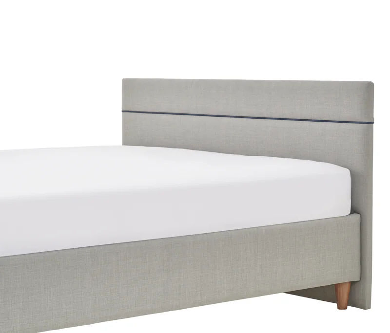 Orva | Baza, 90x190 cm | Gri - 11119 + Lipa | Başlık, 90 cm | Gri - 11119 Gri Detay Resim