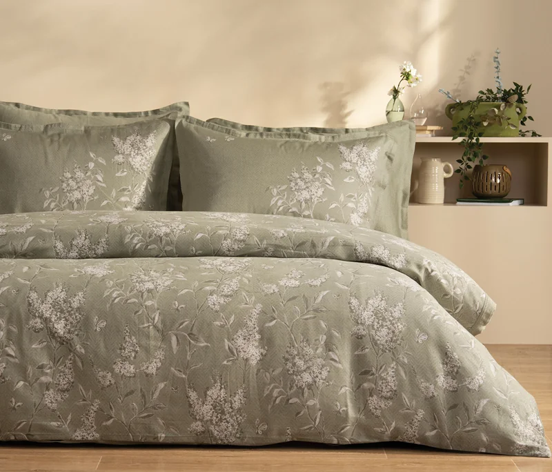 Sluse | Çift Kişilik 200x220 cm | Adaçayı - Konforlu ve Kaliteli Puffy Ürünleri