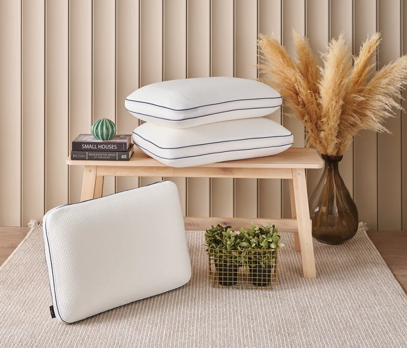 Viscomfort Tombul Yastık | 40x60x14 cm | Beyaz - Konforlu ve Kaliteli Puffy Ürünleri